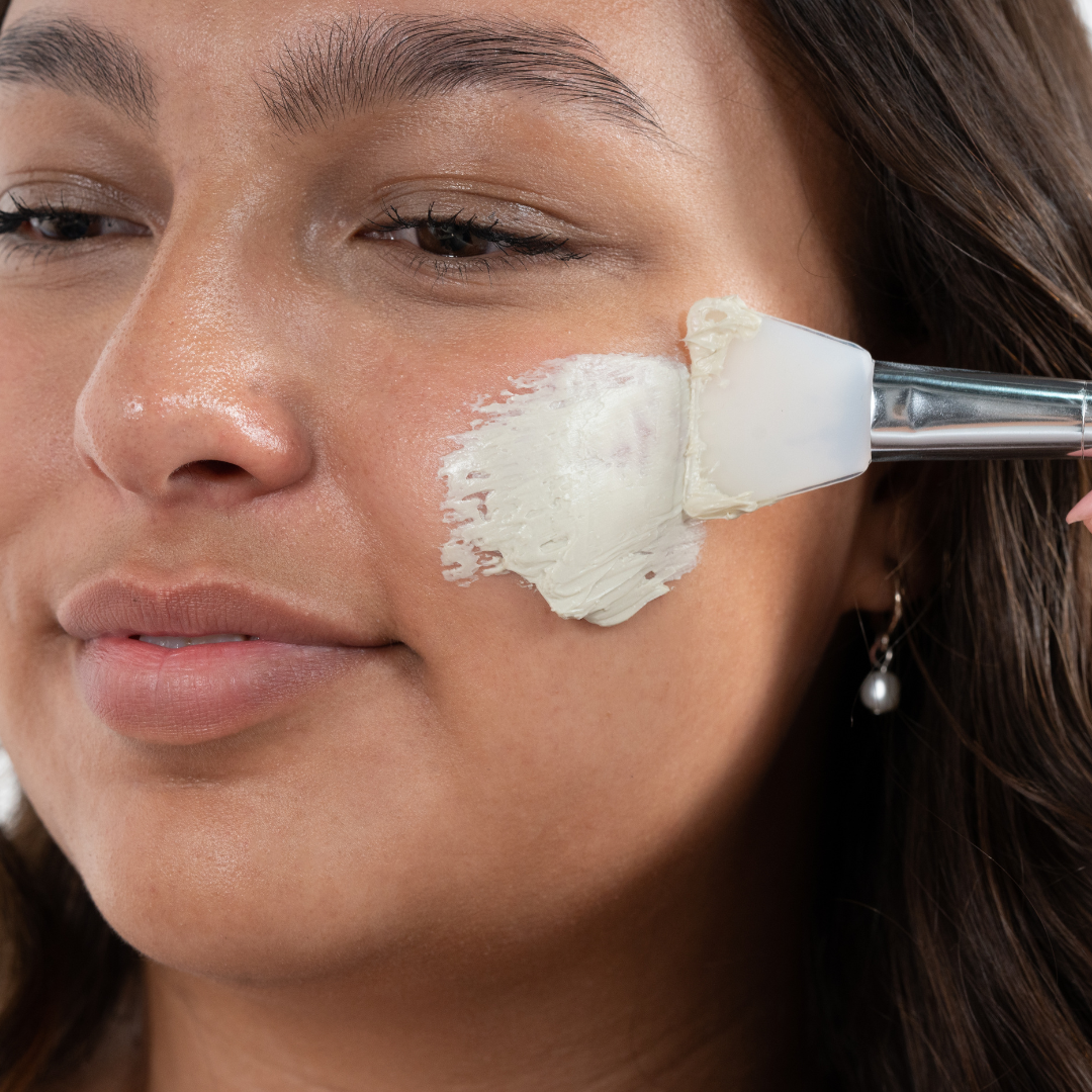 MINI Green Clay Face Mask + FREE Mask Brush